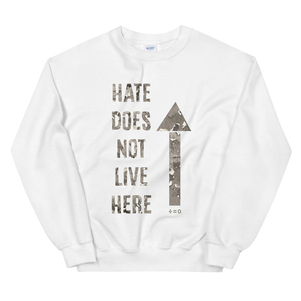 Hate Does Not Live Here Unisex Sweatshirt (Neutral/More Colors)