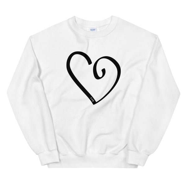 Open Heart Unisex Sweatshirt (More Colors)