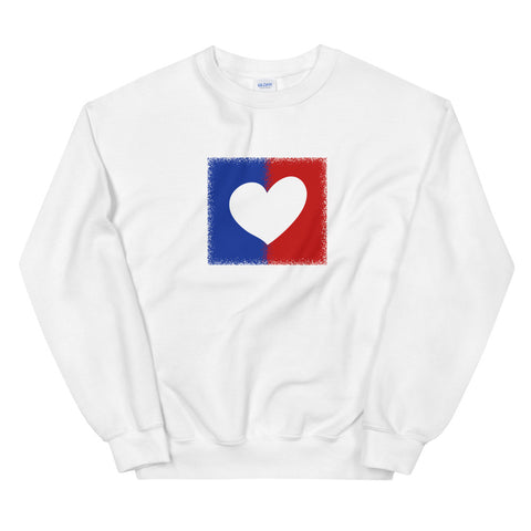 American Unity Heart Unisex Patriotic Sweatshirt (More Colors)