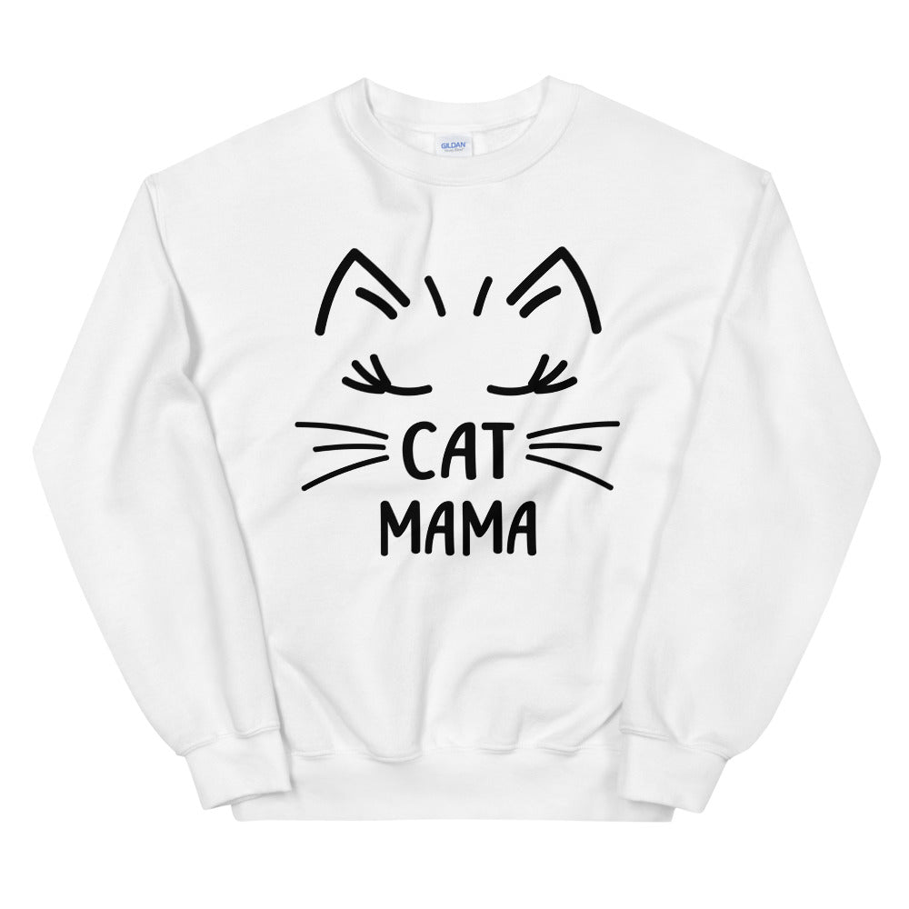Cat Mama Unisex Sweatshirt (More Colors)