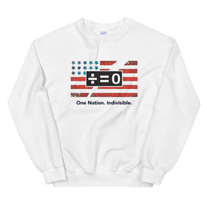 One Nation Unisex Patriotic Sweatshirt (More Colors)