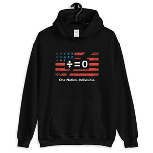 One Nation Unisex Hooded Patriotic Sweatshirt (Dark/More Colors)