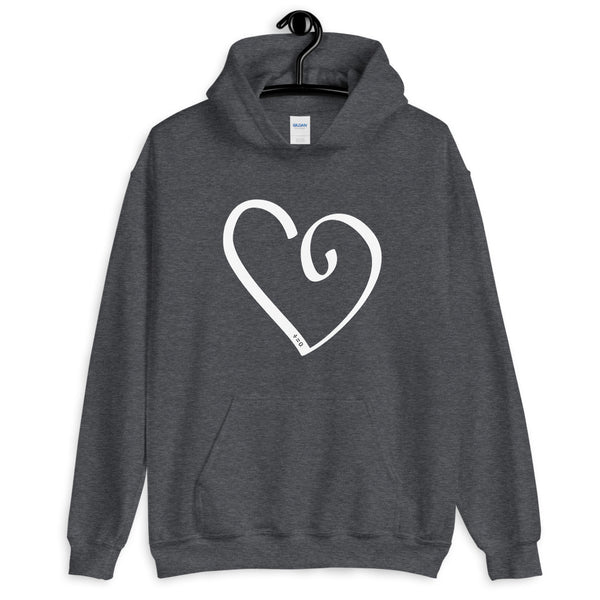 Open Heart Unisex Hooded Sweatshirt (More Colors)