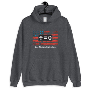 One Nation Unisex Hooded Patriotic Sweatshirt (Dark/More Colors)
