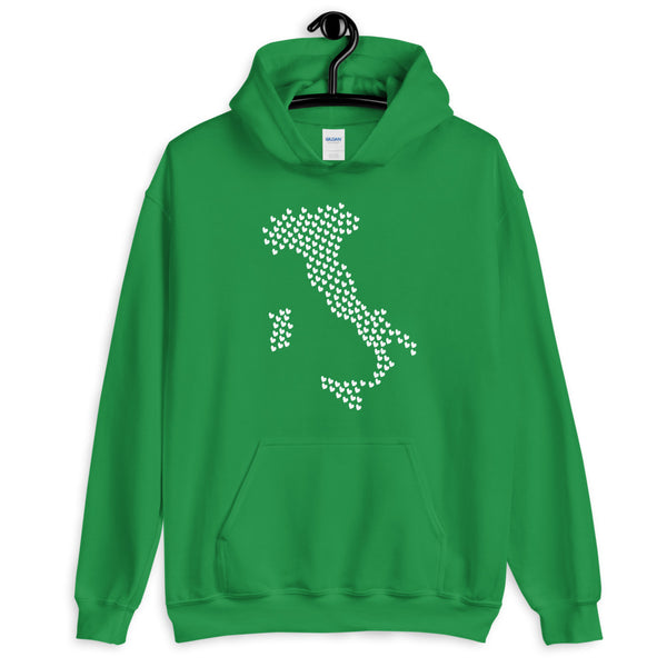 Love Italy Unisex Hooded Sweatshirt (More Colors)