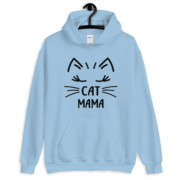 Cat Mama Unisex Hooded Sweatshirt (More Colors)