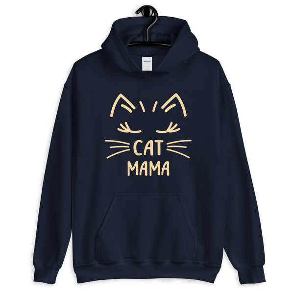 Cat Mama Unisex Hooded Sweatshirt (More Colors)