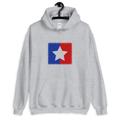 American Unity Star Unisex Hooded Patriotic Sweatshirt (More Colors)