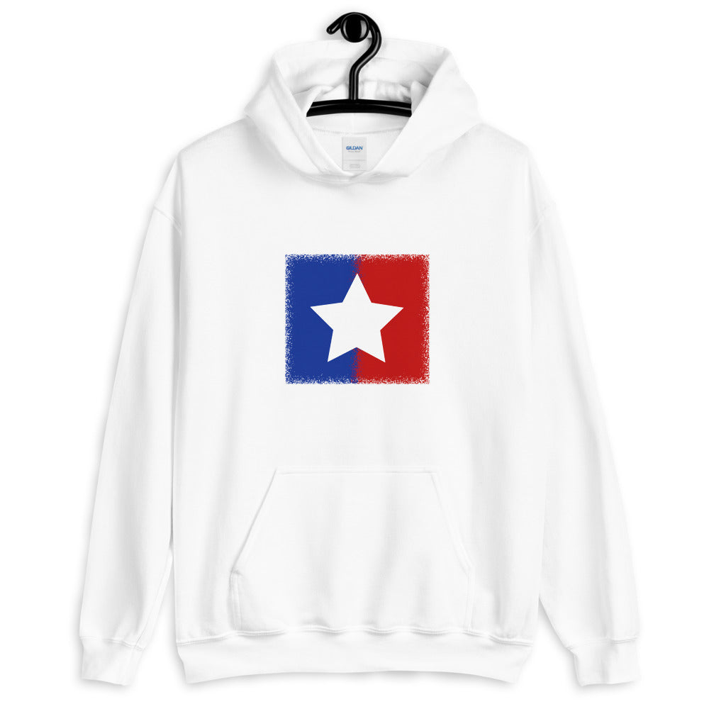 American Unity Star Unisex Hooded Patriotic Sweatshirt (More Colors)