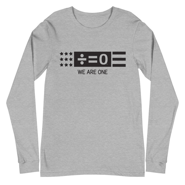 Divided Country Unisex Long Sleeve Patriotic Tee (More Colors)