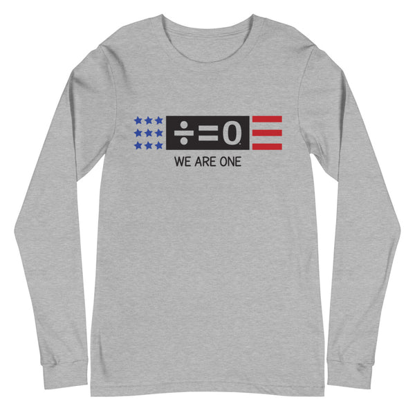 Divided Country Unisex Long Sleeve Patriotic Tee (More Colors)