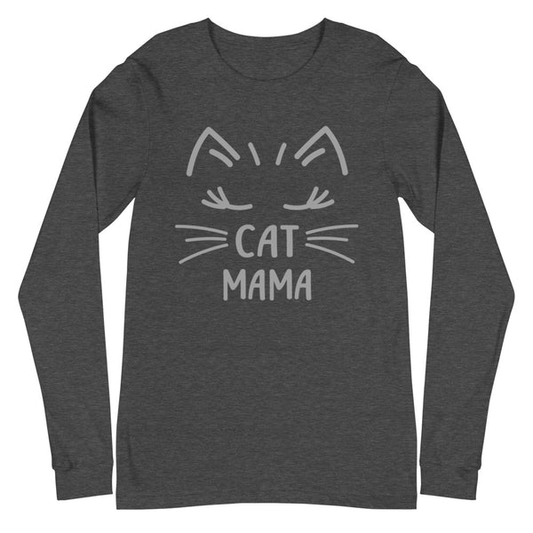 Cat Mama Unisex Long Sleeve Tee (More Colors)