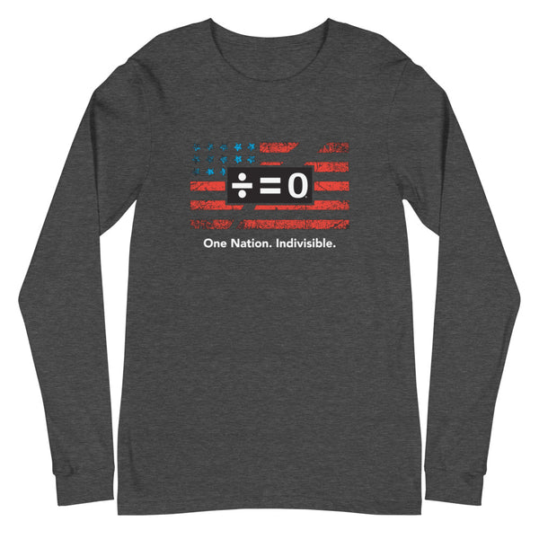One Nation Unisex Long Sleeve Patriotic Tee (More Colors)