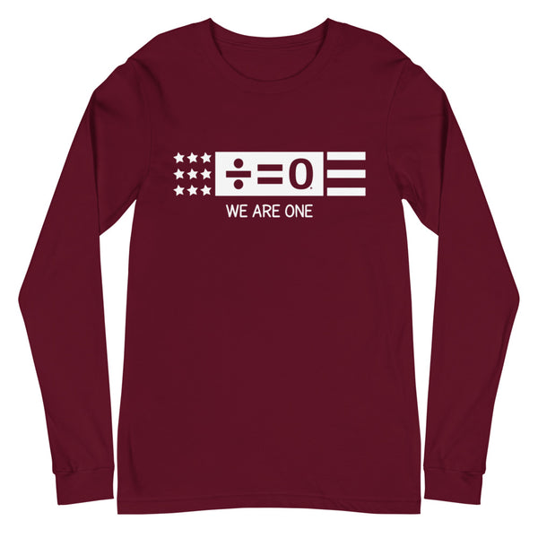Divided Country Unisex Long Sleeve Patriotic Tee (More Colors)