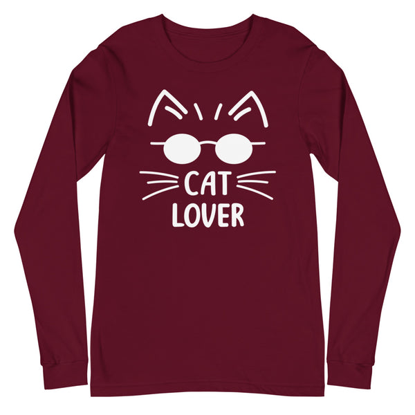 Cat Lover Unisex Long Sleeve Tee (More Colors)
