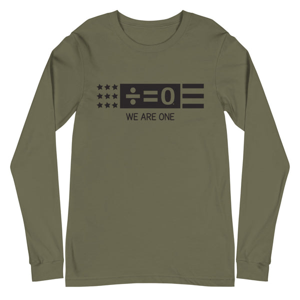 Divided Country Unisex Long Sleeve Patriotic Tee (More Colors)