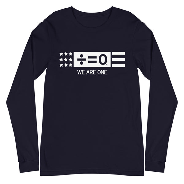 Divided Country Unisex Long Sleeve Patriotic Tee (More Colors)