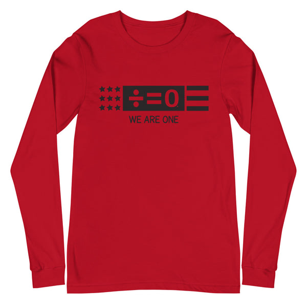 Divided Country Unisex Long Sleeve Patriotic Tee (More Colors)