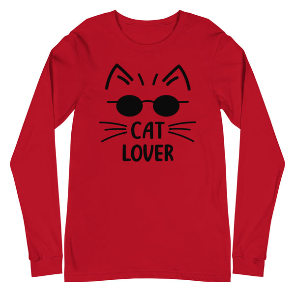 Cat Lover Unisex Long Sleeve Tee (More Colors)