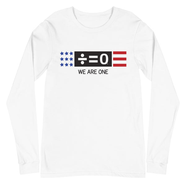 Divided Country Unisex Long Sleeve Patriotic Tee (More Colors)