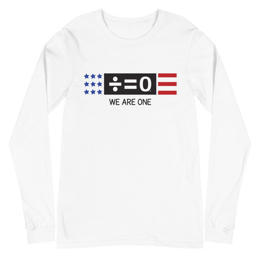 Divided Country Unisex Long Sleeve Patriotic Tee (More Colors)