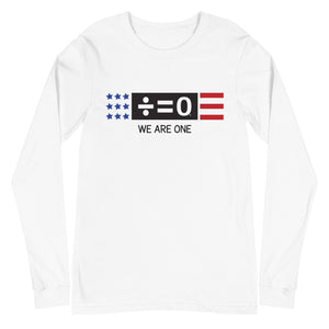 Divided Country Unisex Long Sleeve Patriotic Tee (More Colors)