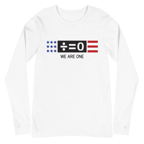 Divided Country Unisex Long Sleeve Patriotic Tee (More Colors)
