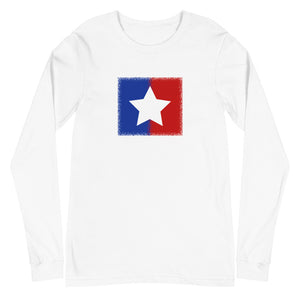 American Unity Star Unisex Long Sleeve Patriotic Tee (More Colors)