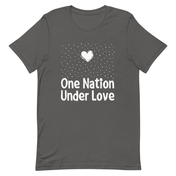 One Nation Under Love Premium Unisex Tee (Dark/More Colors)