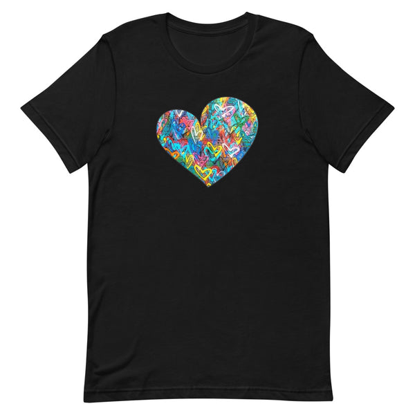 Graffiti Heart Premium Unisex Tee (More Colors)