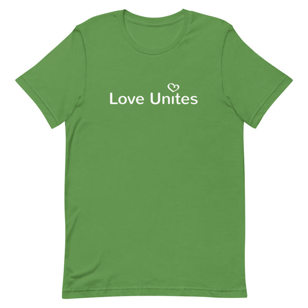 Love Unites Heart Premium Unisex Tee (Dark/More Colors)