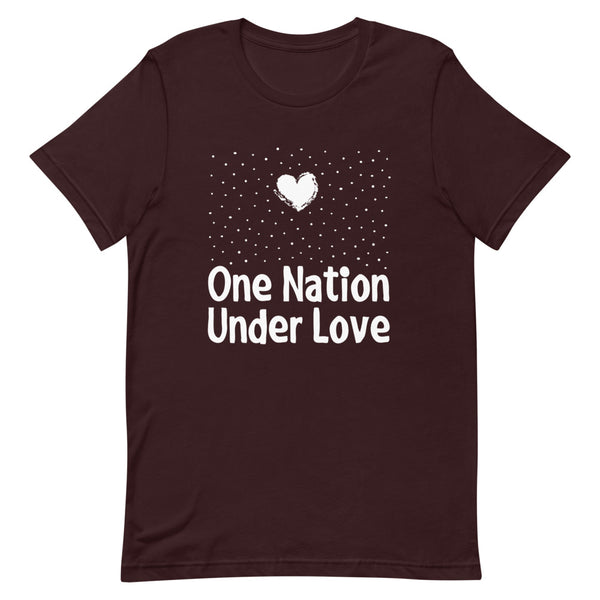 One Nation Under Love Premium Unisex Tee (Dark/More Colors)