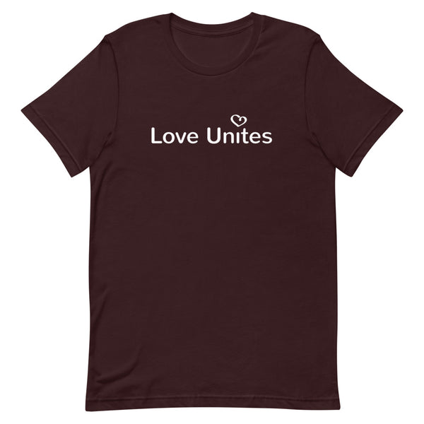 Love Unites Heart Premium Unisex Tee (Dark/More Colors)