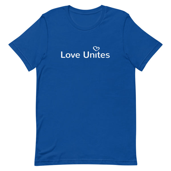 Love Unites Heart Premium Unisex Tee (Dark/More Colors)