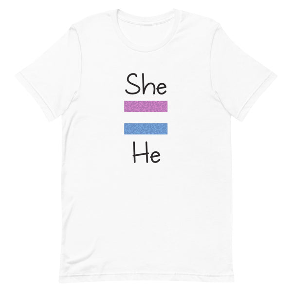 She Equals He Premium Unisex Tee (More Colors)