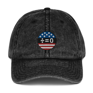 American Unity Symbol Vintage Cotton Patriotic Cap (More Colors)