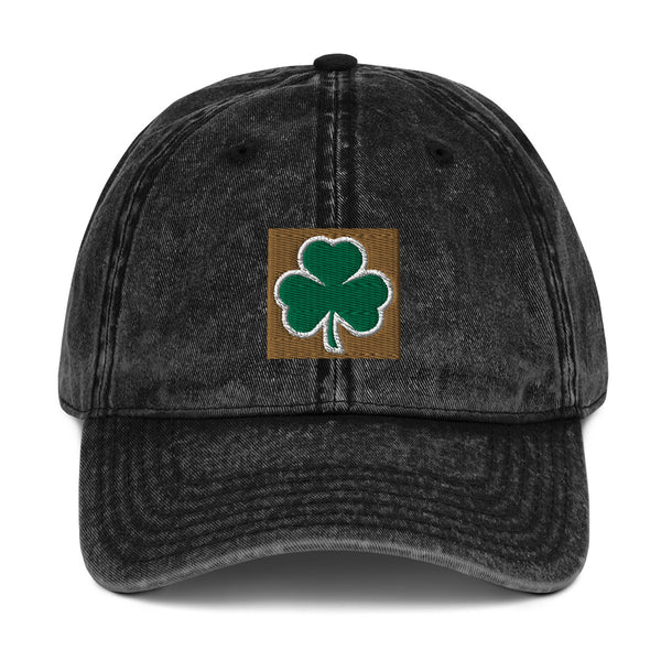 Irish Shamrock Vintage Cotton Cap (More Colors)
