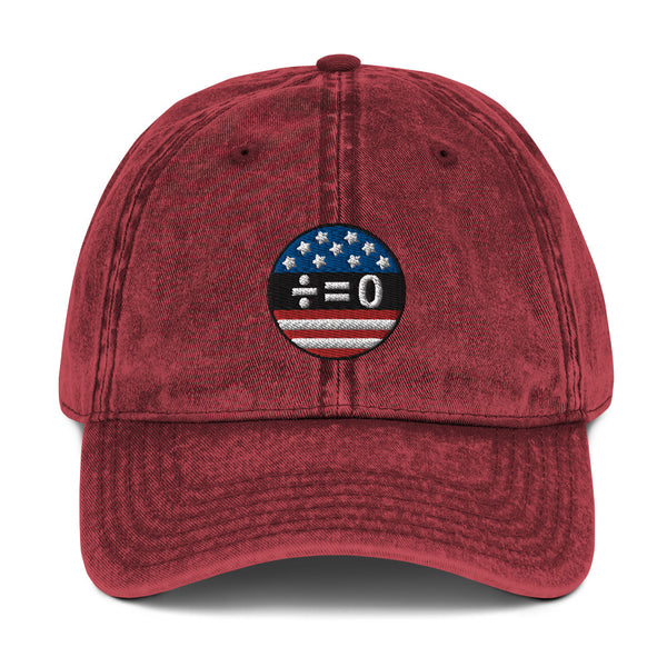 American Unity Symbol Vintage Cotton Patriotic Cap (More Colors)