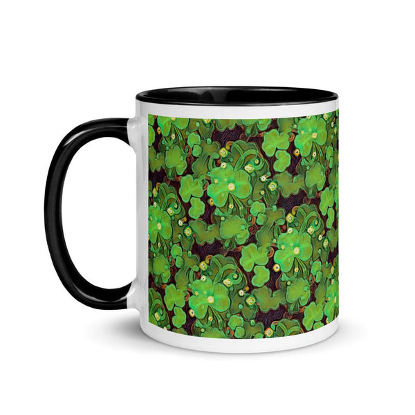 Irish Shamrock Mug with Color Accents (More Colors)