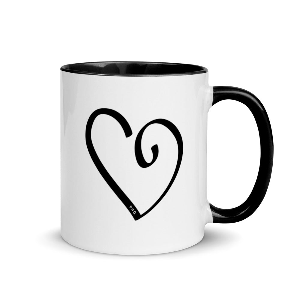 Open Heart Mug with Color Accents (More Colors)