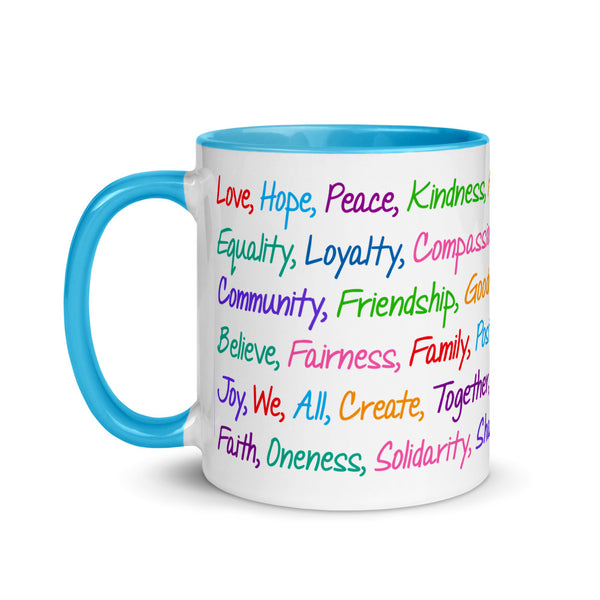 Kind Words Mug with Color Accents (More Colors)