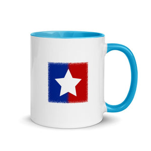 American Unity Star Patriotic Mug with Color Accents (More Colors)