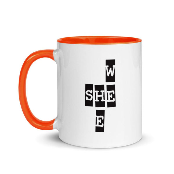 We She He Mug with Color Accents (More Colors)