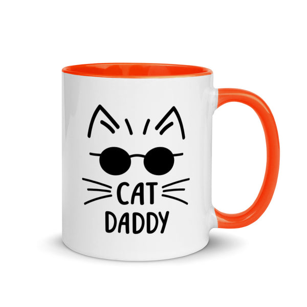 Cat Daddy Mug with Color Accents (More Colors)