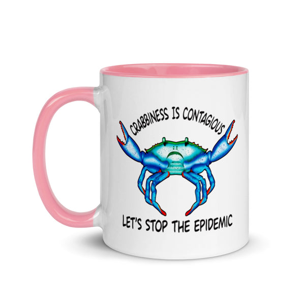 Crabby Mug with Color Accents (More Colors)