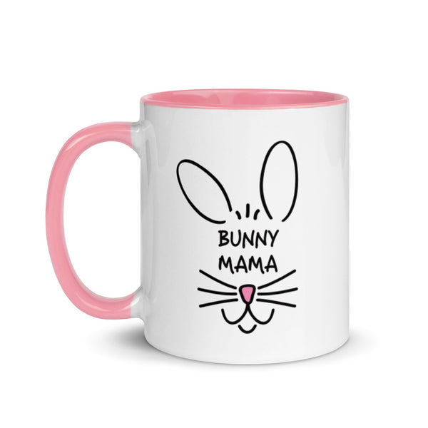 Bunny Mama Mug with Color Accents (More Colors)
