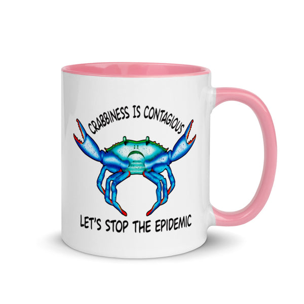Crabby Mug with Color Accents (More Colors)