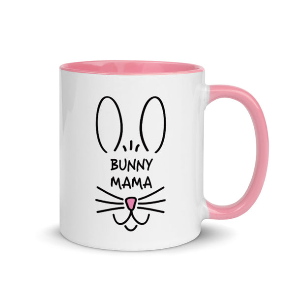 Bunny Mama Mug with Color Accents (More Colors)