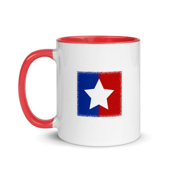 American Unity Star Patriotic Mug with Color Accents (More Colors)