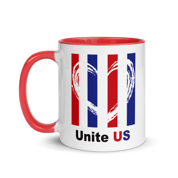 Bring US Together Patriotic Mug with Color Accents (More Colors)